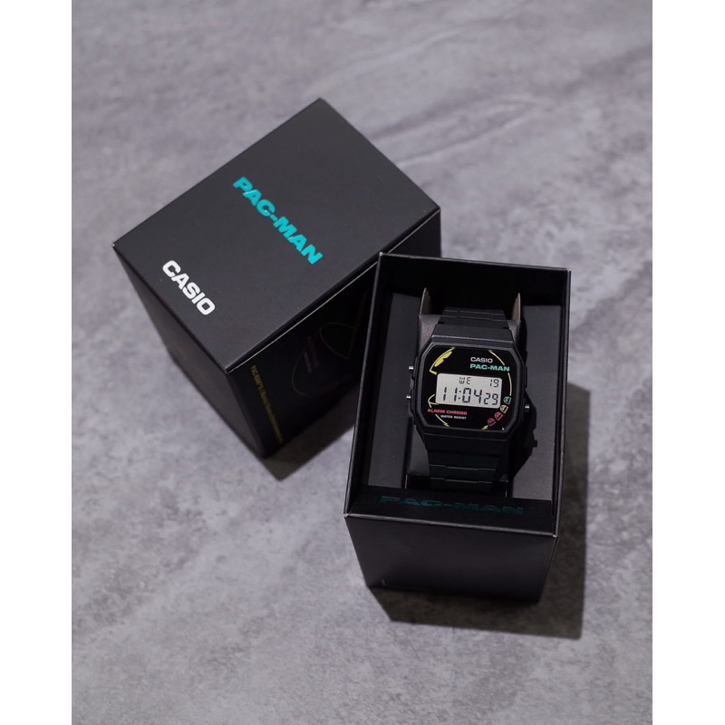 [มีสินค้าพร้อมจัดส่ง] CASIO F-91WPC-1A, F-91WPC-1, F-91WPC PAC-MAN collaboration models
