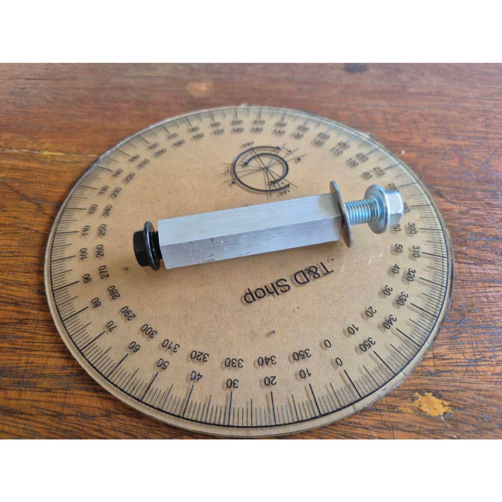 ขาจับชุดวัดองศา ข้อเหวี่ยงมอเตอร์ไซค์วัดองศาแคม มอเตอร์ไซค์ เวฟ 125 Wave 110 i Wave 100