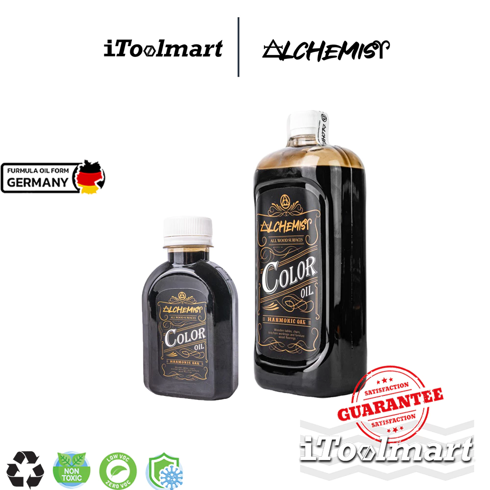 ALCHEMIST HARMONIC OAK JUNIOR น้ำยารักษาเนื้อไม้ สีโอ๊ค มีขนาดให้เลือก 150 ML. - 850 ML.