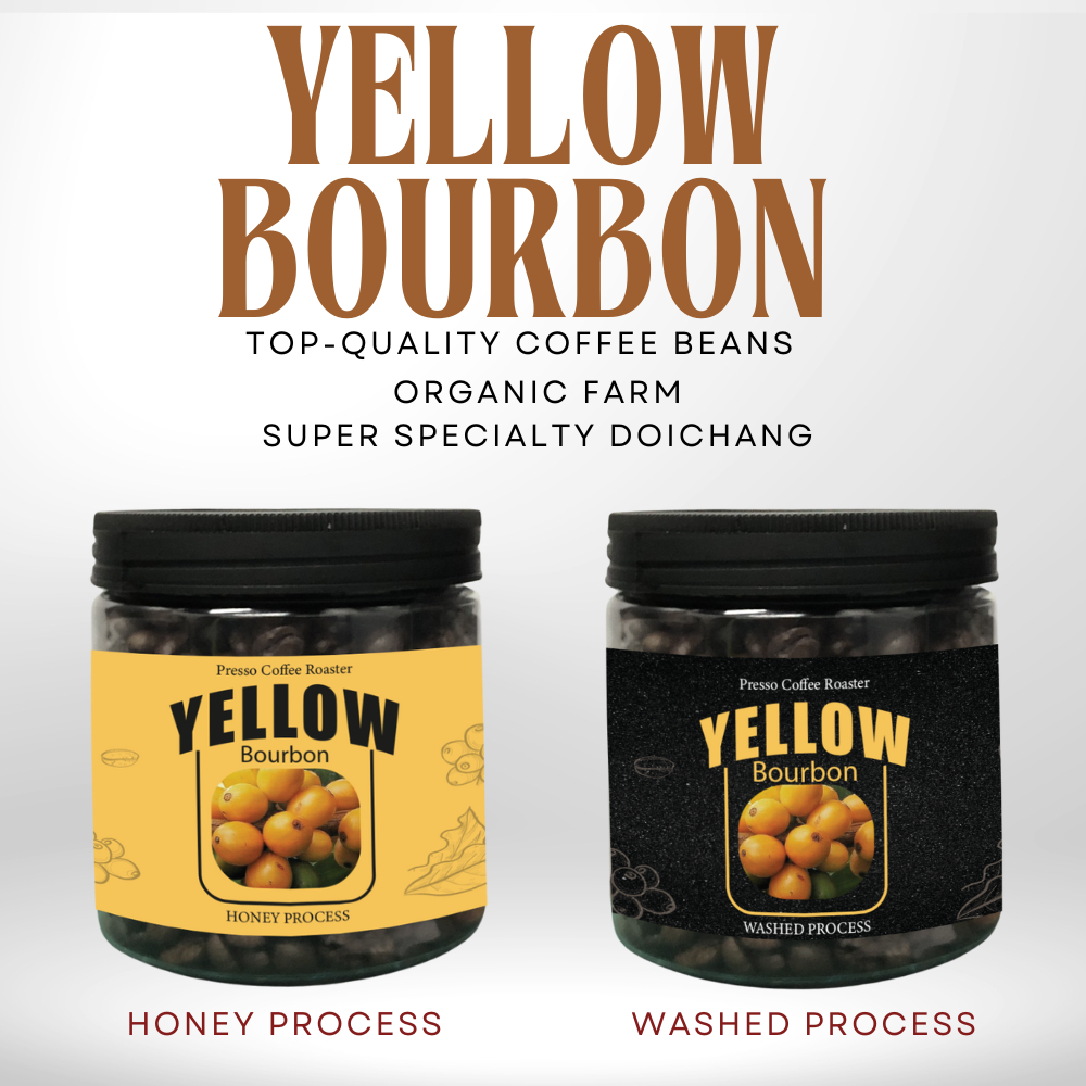 Presso Coffee Roaster เมล็ดกาแฟคั่ว Yellow Bourbon 200 กรัม