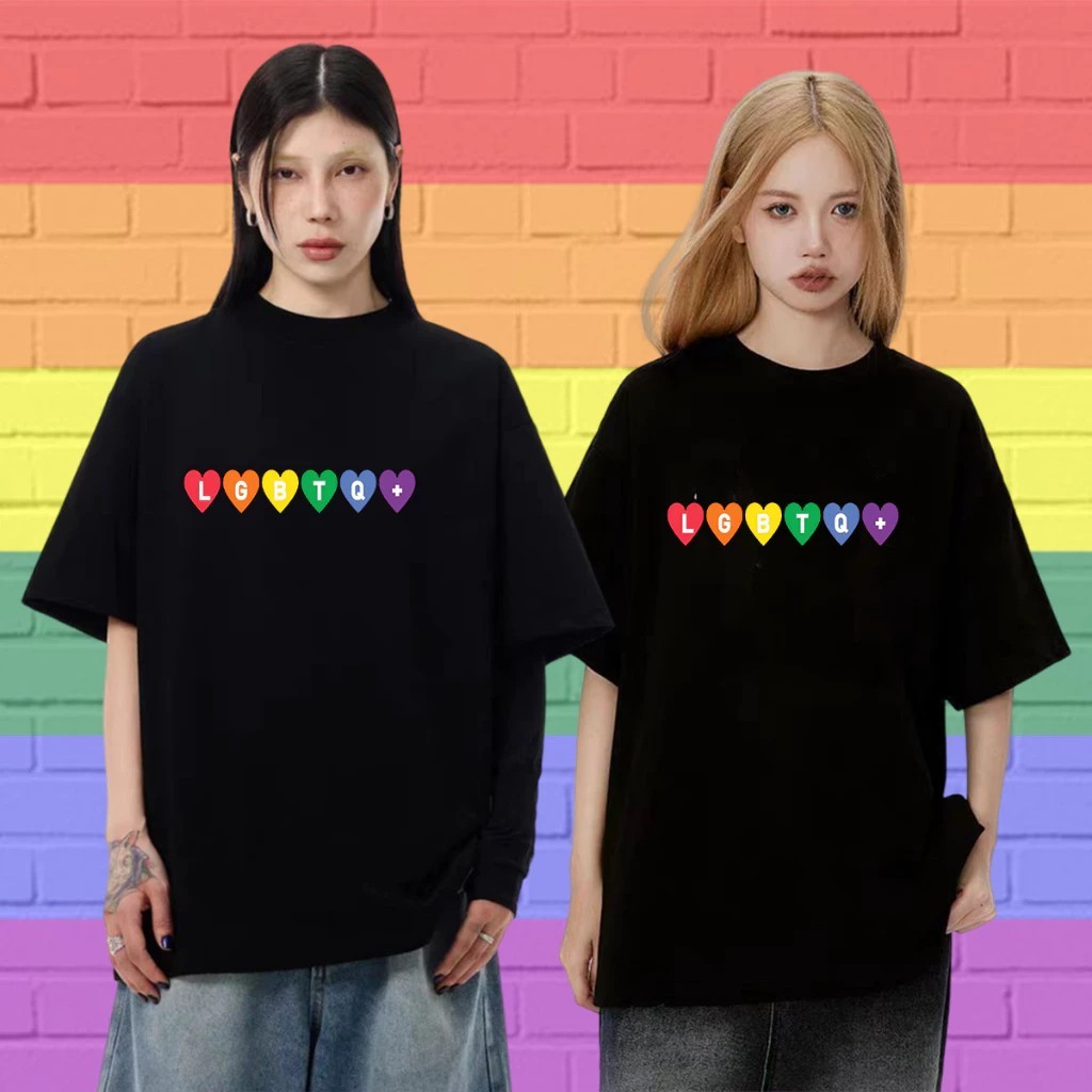 เสื้อ LGBT Pride Month Rainbow LGBTQ Bisexual and Transgender ข้อเสนอพิเศษ S-7XL ECB
