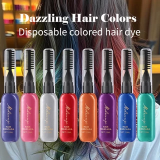 สีย้อมผม ครีมย้อมผมแบบหวี น้ํายาย้อมผม ใช้ง่ายย้อมสีง่าย Disposable Hair Dye