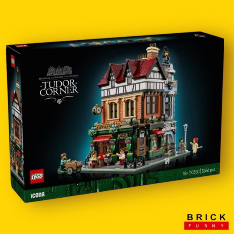 Lego iCons 10350 Tudor Corner กล่องสวยของแท้ 100% สินค้าพร้อมส่ง กล่องสวยครับ