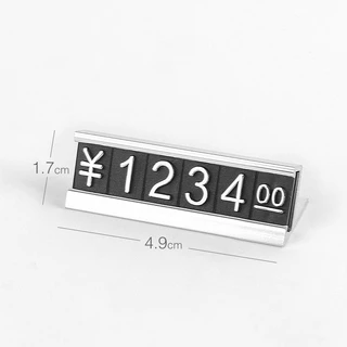 16 ชุด เซตป้ายราคา กรอบราคาอลูมิเนียมอัลลอยด์ ป้ายราคาสินค้า minimal ป้ายราคาเครื่องประดับ ป้ายราคาเสื้อผ้า