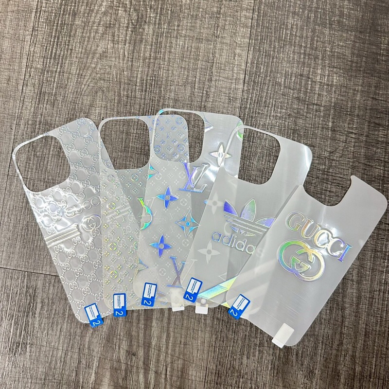 SALEฟิล์มกันรอยหลังใสมีลาย น่ารักสำหรับไอโฟน7plus 8plus X Xs XR Xsmax 11 11Pro 11Promax 12 12Pro 12Promax 13 13Pro