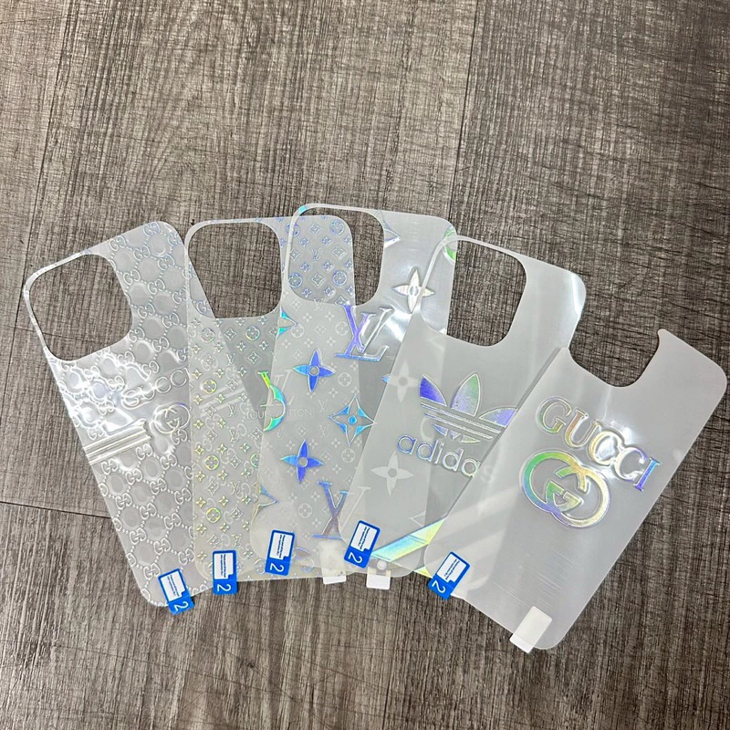 ฟิล์มกันรอยหลังใสมีลาย iPhone 7plus 8plus X Xs XR Xsmax 11 11Pro 11Promax 12 12Pro 12Promax 13 13Pro