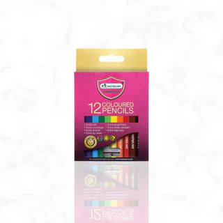สีไม้มาสเตอร์อาร์ต Premium สีไม้ 1 หัว แท่งยาว 12สี , 24สี รุ่นใหม่ Master Art / 1 กล่อง