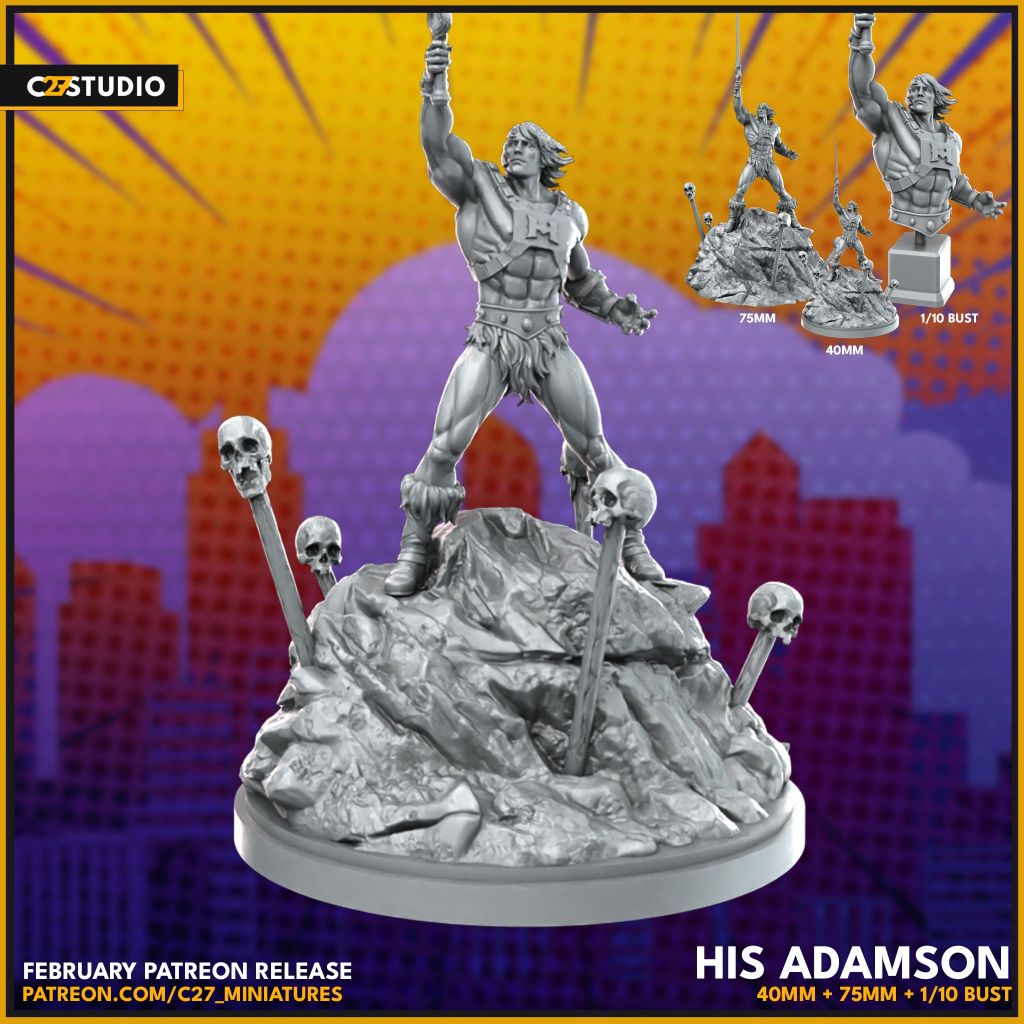 He-Man - 40/75mm 1/10 Bust Heroes Miniature