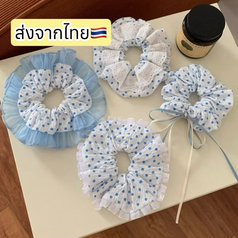 ยางรัดผม ผ้ามัดผม 1เส้น 🇹🇭ส่งจากไทย ผ้ามัดผมสวยๆ ผ้ามัดผมไปทะเล hair bands