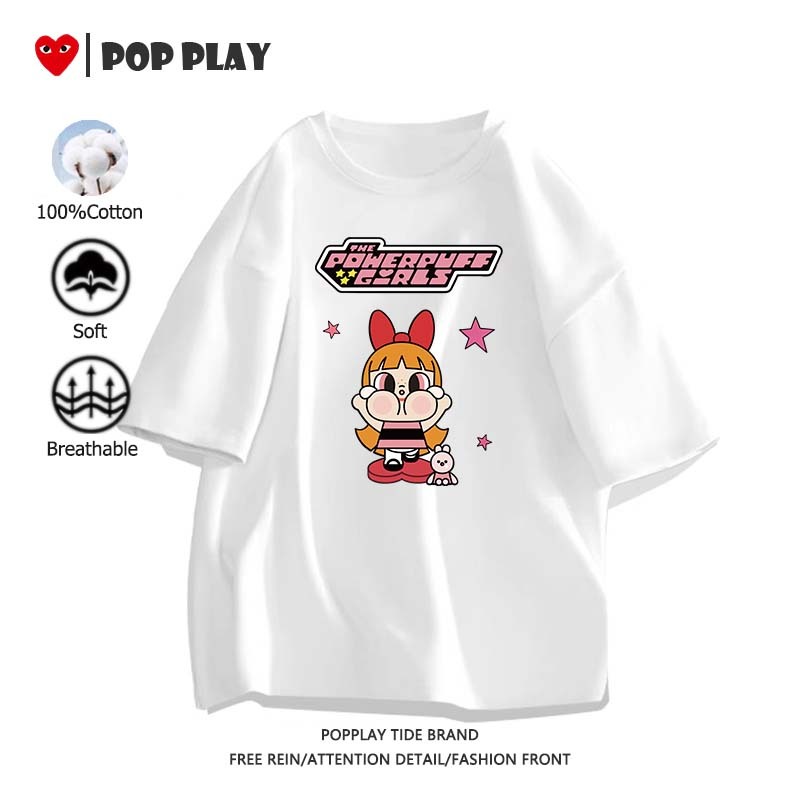 เสื้อ Popmart Molly แขนสั้น อนิเมะ หลวมและสะดวกสบาย 100% cotton คอกลม ลายพิมพ์การ์ตูนน่ารัก (ส่งเร็ว จัดส่งจากไทย) - รูปที่ 6