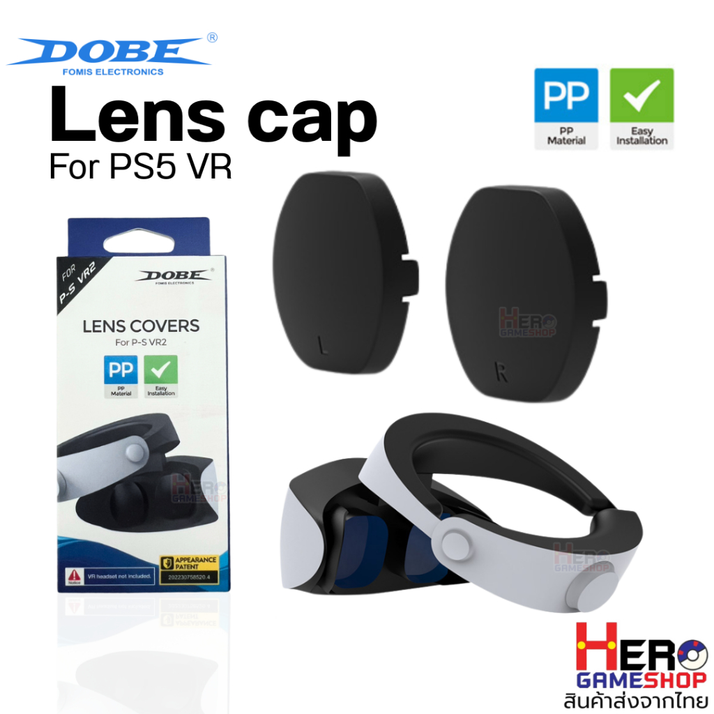 [DOBE] พร้อมส่งในไทย! Lens Cap สำหรับ PS VR2  ที่ครอบเลนส์ บุฟองน้ำด้านใน ป้องกันฝุ่น และรอยขีดข่วน
