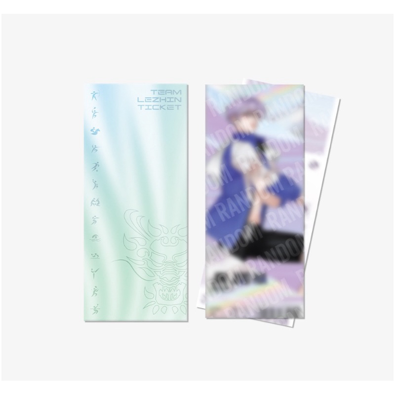 พร้อมส่ง Lezhin Team Ticket V.2