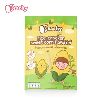 Peachy ข้าวอบกรอบรสข้าวโพดหวาน 1 ถุง (R34)