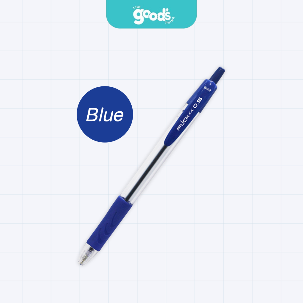 ปากกา G’soft Flick  ปากกาลูกลื่นเจล จีซอฟท์ ขนาดเส้น 0.5mm (จำนวน1ด้าม) ราคา ถูกที่สุด ดีลบีเคเค แกลเลอรีภาพที่ 5