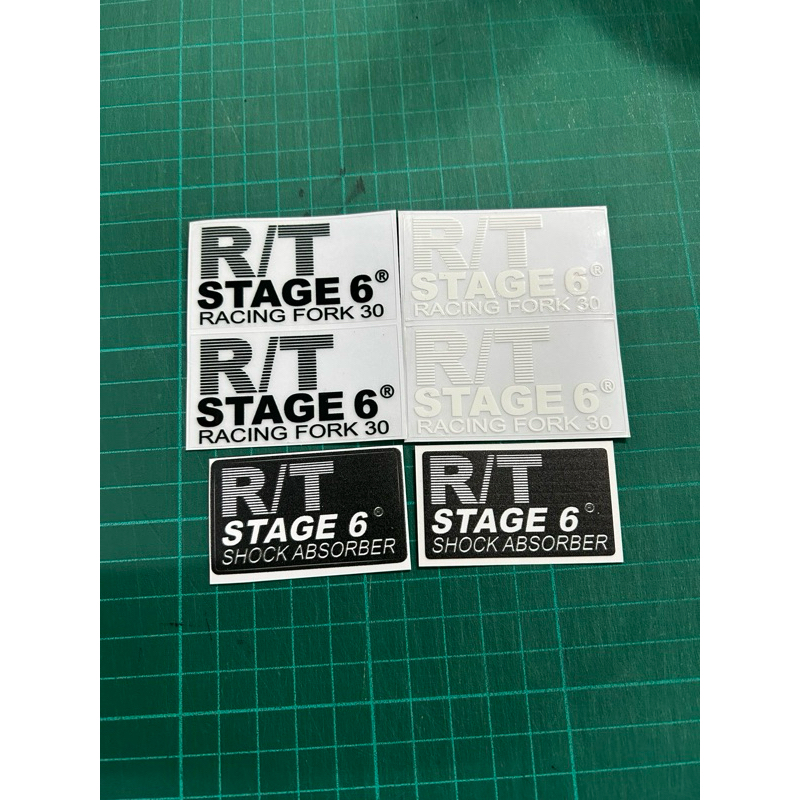 sticker R/T STAGE 6r