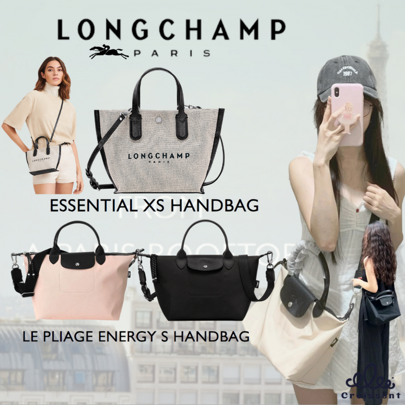 💖✅พร้อมส่ง!!🔥แท้💯Longchamp LE PLIAGE ENERGY S Handbag/ESSENTIAL XS Handbag กระเป๋า ถุงช้อปปิ้ง กระเป๋าถือผู้หญิง