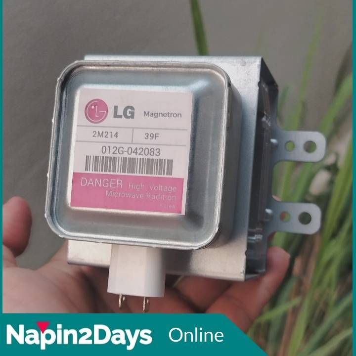 Magnetron LG แท้ 100%  #2M214 (2)  แมกนีตรอน แอลจี Magnetron LG เตาไมโครเวฟ เบอร์ 2M214