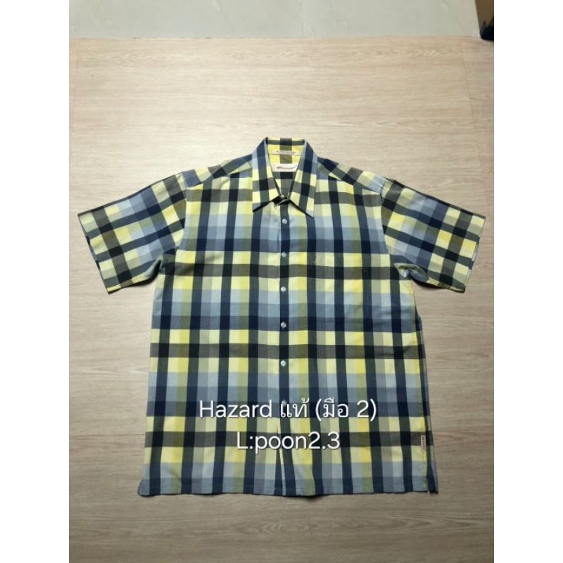 เสื้อเชิ้ต Hazard แท้ (มือ 2 สภาพ 90%)