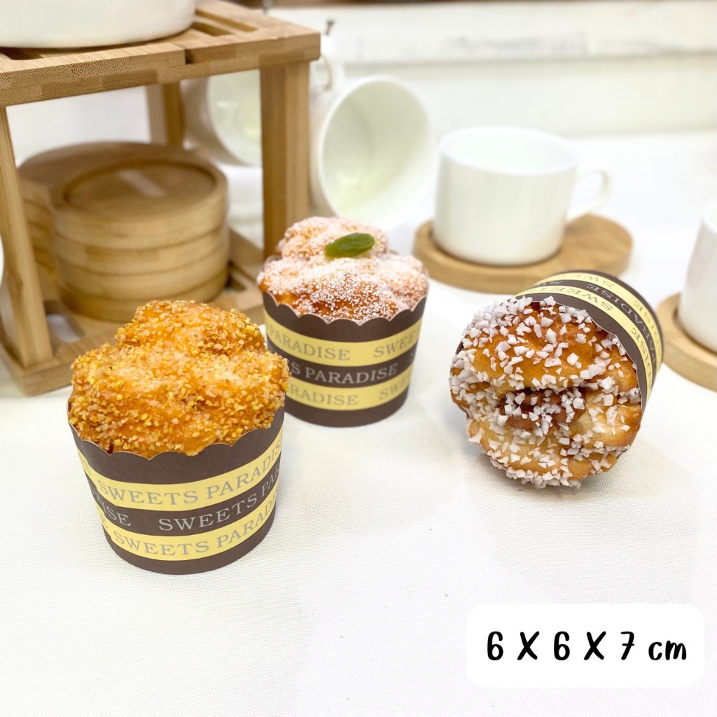 ขนมปังตกแต่ง มัฟฟิน โมเดลขนมปังขนมปังปลอมตกแต่งร้านเบเกอรี่ร้านอาหารพร็อพถ่ายรูป พร้อมส่งจากกรุงเทพฯ F&B