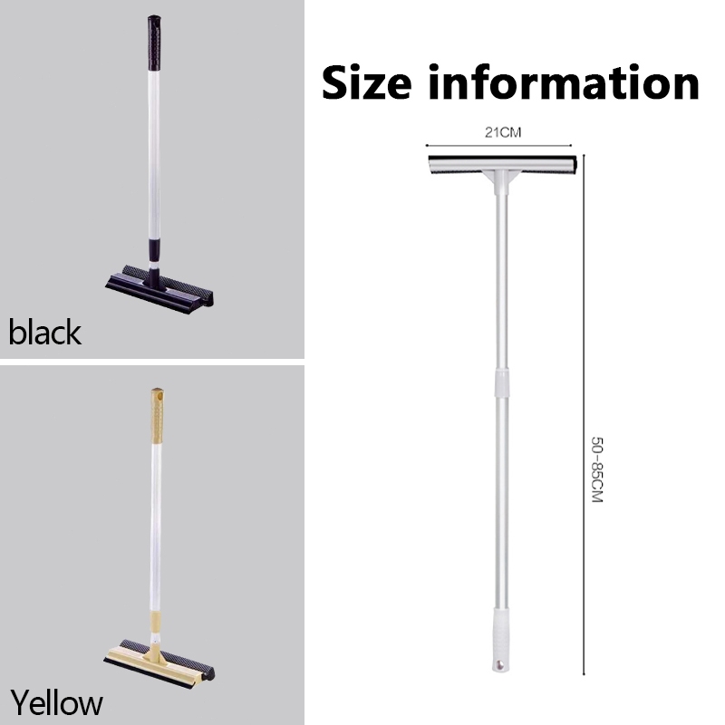 ด้ามอลูมิเนียมขูดกระจก ด้ามยืดหดได้ อุปกรณ์ทำความสะอาด - รูปที่ 3