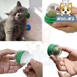 Wen.W2กัญชาแมว หญ้าแมว กันชาแมว แคทนิปแมว catnip ball กันชาแมวเลีย แคทนิปบอล ติดกำแพง