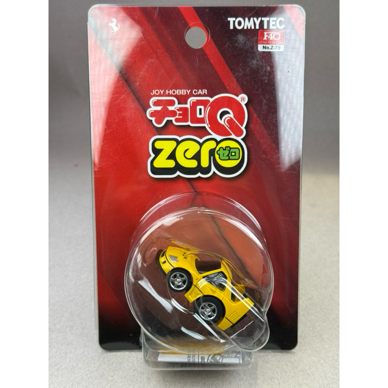 🔹Ferrari F40 Competizione Yellow Z-79b Scale Q ยี่ห้อ Tomytec Choro Q