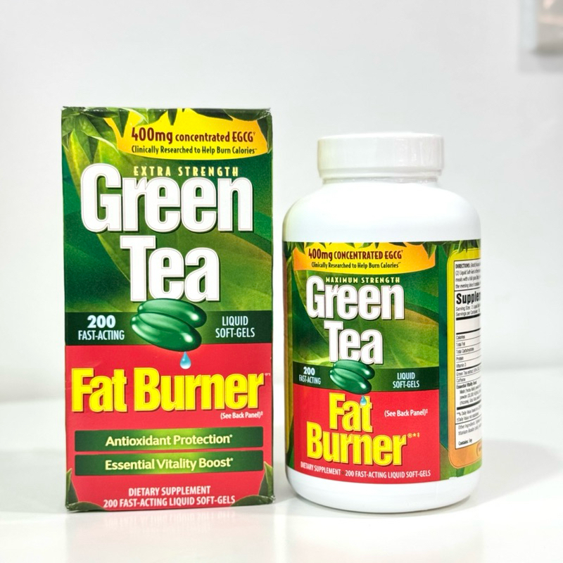 Green Tea Fat Burner ขนาด 200 ซอฟต์เจล