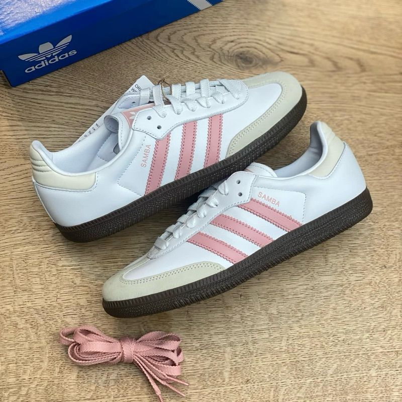 (พร้อมส่งในไทย🇹🇭) Adidas Samba OG สีชมพู ดาราใส่เยอะ ของแท้ 100%