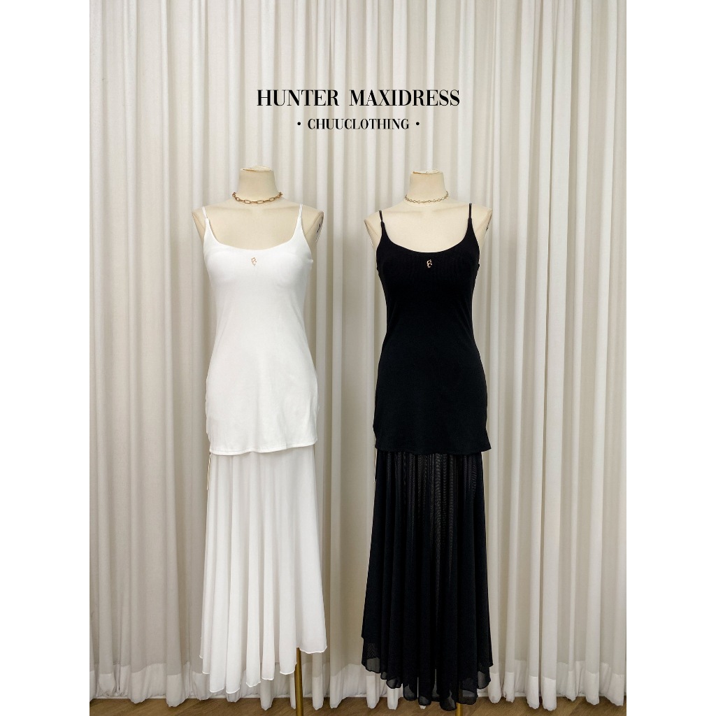 Chuuclothing  Hunter maxidress [พร้อมส่ง ]เก็บโค้ดหน้ากิจกรรม