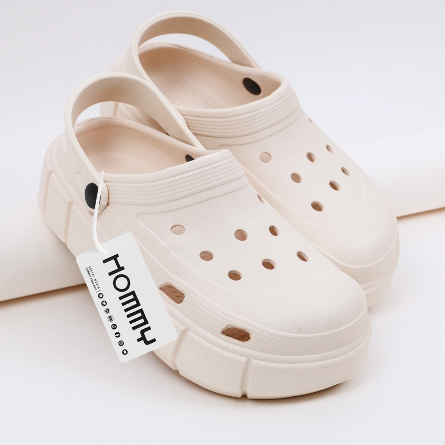 【พื้นหนา 6 CM - รุ่นใหม่2025】HOMMY รองเท้าแตะ แฟชั่น รองเท้าหัวโต แบบมีสายรัด ใส่สบาย   (SH-1)***..