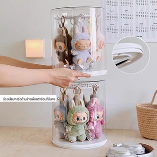 กล่องใส่โมเดล กล่องใส่ตุ๊กตาแบบใส กล่องใส่ art toy หมุนได้360° พลาสติกอย่างดี กันฝุ่น กันน้ำ และมีความโปร่งใสสูง