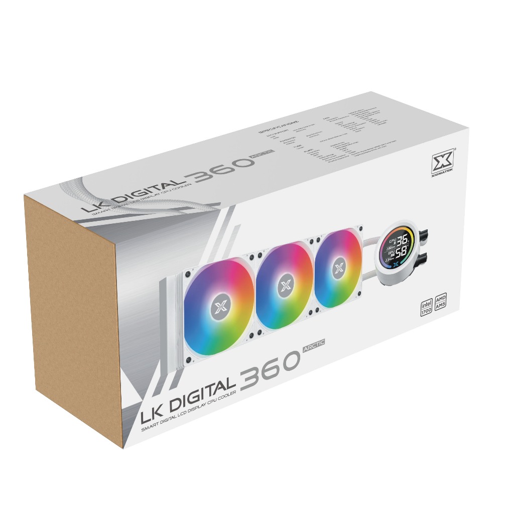 XIGMATEK CPU Liquid Cooler LK 360 Digital (ชุดน้ำปิด)