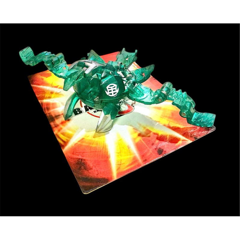 Bakugan Battle Brawlers Translucent Ventus Atmos ( Light Green Custom Painted )