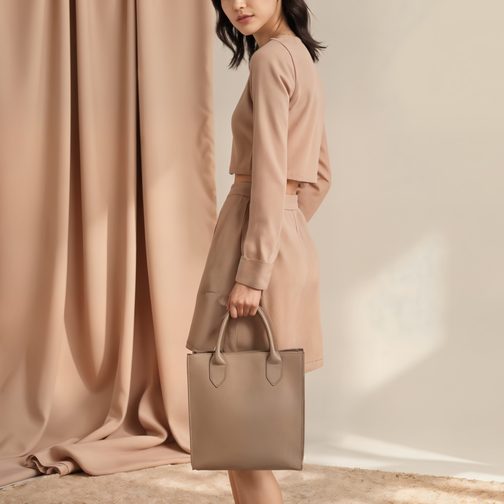 BELINE Diva Bag กระเป๋าถือใบใหญ่ กระเป๋าใส่เอกสาร หนัง PU พรีเมี่ยม สไตล์คลาสสิก Made in Thailand