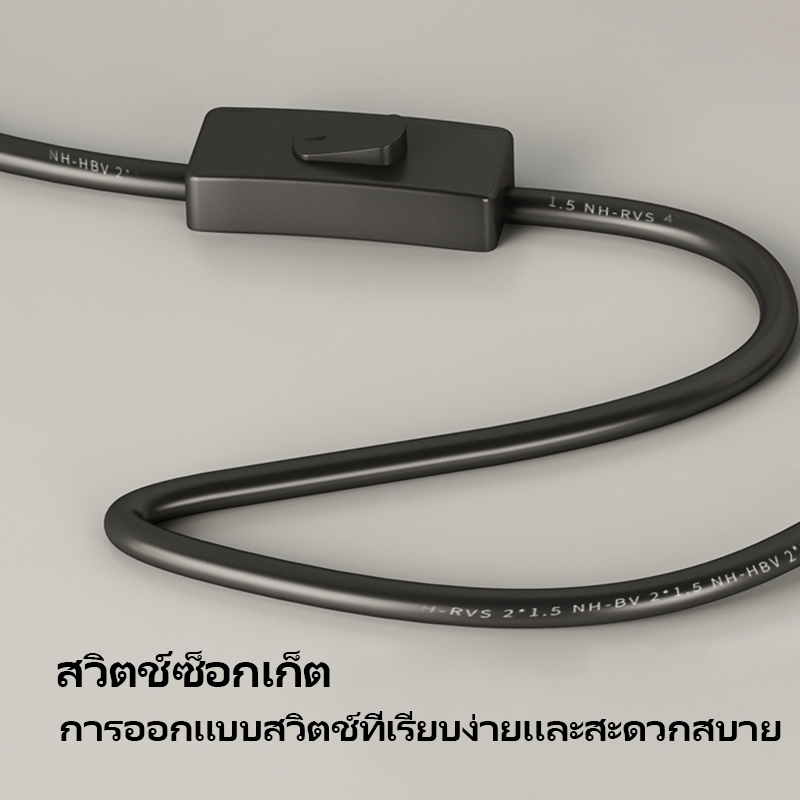 โคมไฟตั้งพื้น สไตล์นอร์ดิก โคมไฟข้างเตียงแบบยาว เรียบง่าย ผ้า สร้างสรรค์ สำหรับห้องนั่งเล่น ห้องนอน (หลอดไฟฟรี) - รูปที่ 3