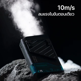 พัดลมคาดเอว 4000mAh ปรับได้ 5 ระดับ พัดลมตั้งแคมป์ พัดลมเหน็บเอว พัดลมพกพา ชาร์จType-C