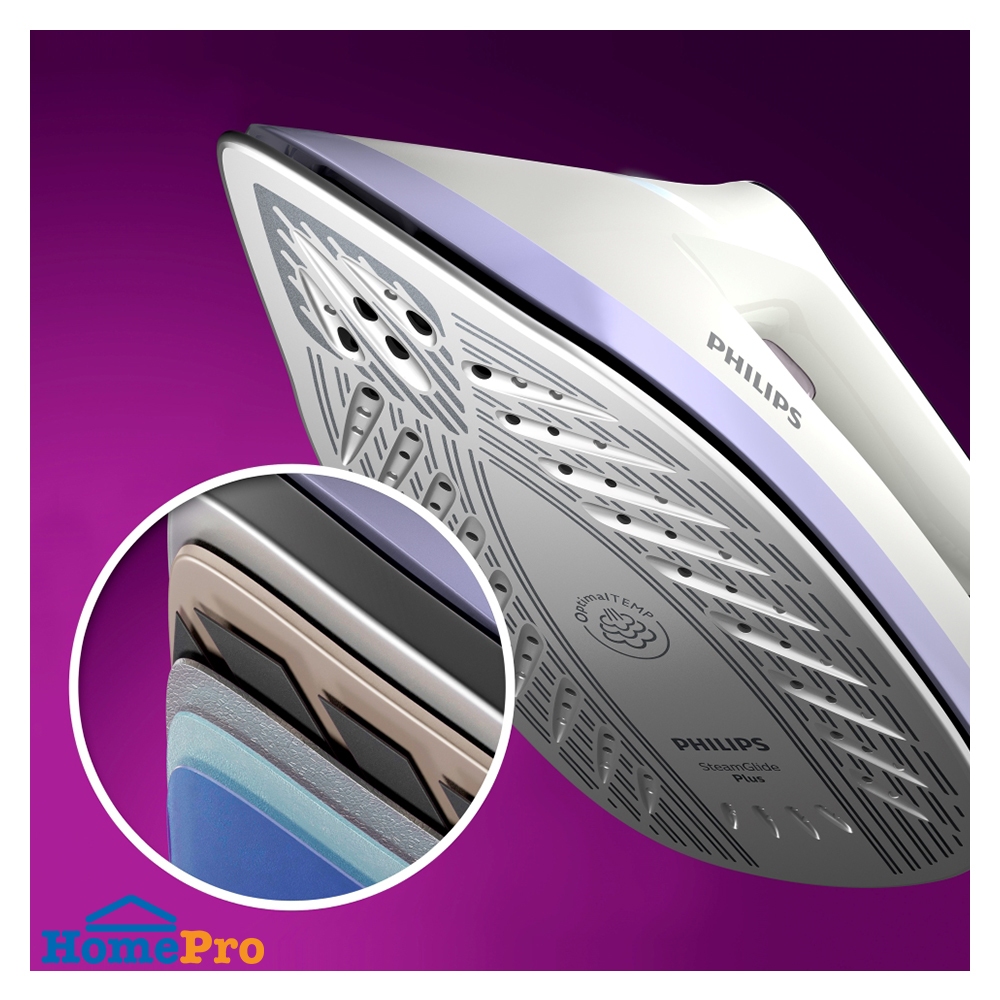[รับฟรี! สินค้าแถมโต๊ะรีดผ้า] PHILIPS เตารีดแรงดันไอน้ำ PSG6024/30 1.8 ลิตร จัดส่งโดย HomePro - รูปที่ 5