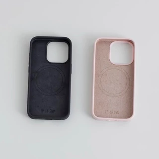 ใหม่ ราคาถูก งานกำมะหยี่ เคสซิลิโคนชาร์จไร้สายวงแหวนแม่เหล็ก for iPhone 7plus 11/12/13/14/15/16/Pro/max 16Promax 16plus