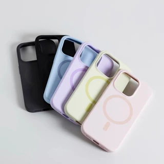 ใหม่ ราคาถูก งานกำมะหยี่ เคสซิลิโคนชาร์จไร้สายวงแหวนแม่เหล็ก for iPhone 7plus 11/12/13/14/15/16/Pro/max 16Promax 16plus