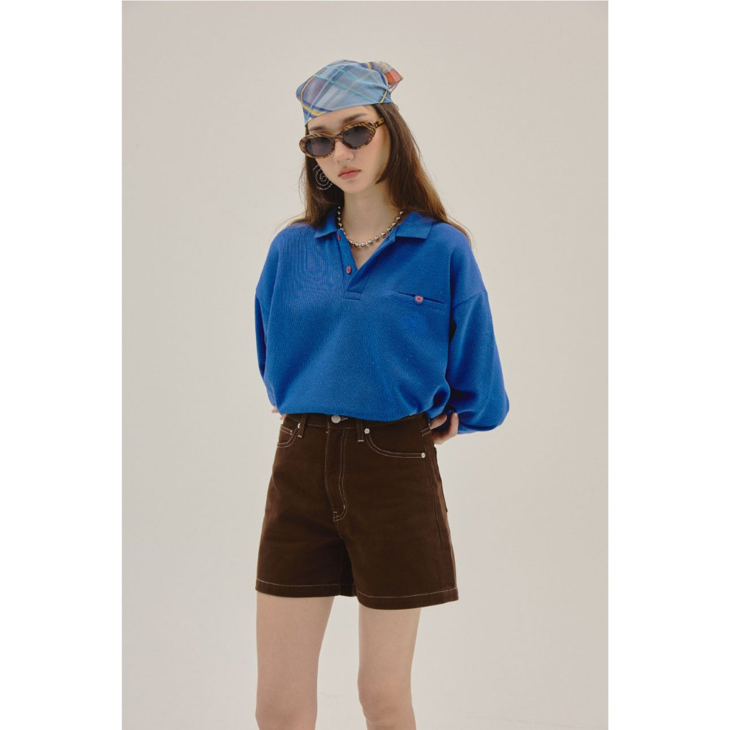 TGDA.CO - กางเกงยีนส์ขาสั้น Body Girl รุ่น Rising Sun Shorts (new color!) (พร้อมส่ง)