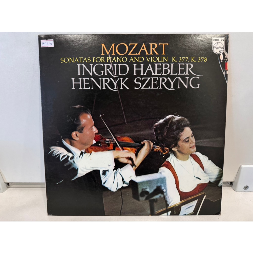 1LP Vinyl Records แผ่นเสียงไวนิล  MOZART  SONATAS FOR PIANO AND VIOLIN      (E7B18)