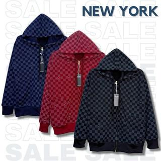 NewYork Limited 2025 พิมพ์ลาย เสื้อแขนยาว เสื้อคลุม รุ่นหมากรุก