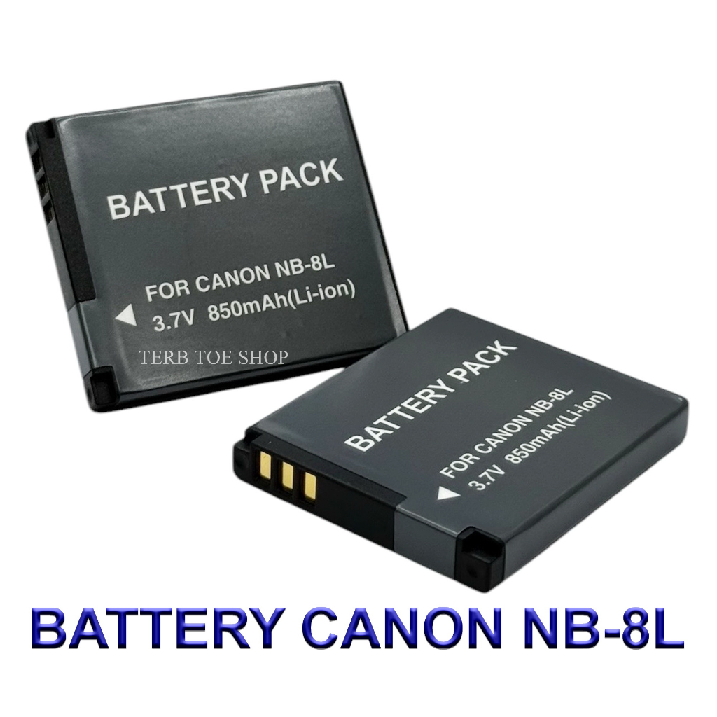 (Pack2)NB-8L / NB8L Camera Battery For Canon PowerShot A2200,A3000 IS,A3100 IS,A3200 IS,A3300 IS Dig