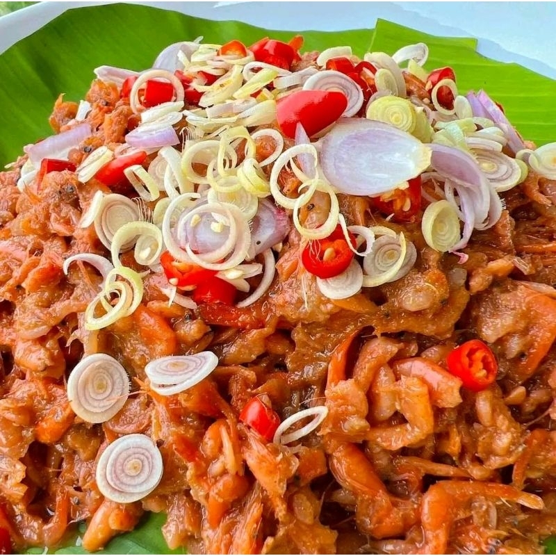 💥พร้อมส่ง💥กุ้งจ่อม ( 1 kg.) หมักสูตรอีสาน  การันตรีความแซ่บจากลูกค้า (ยังไม่ได้ใส่เครื่องยำ)