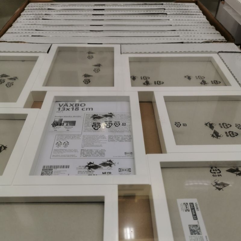 IKEA แท้ค่ะ VÄXBO เว็กซ์บู กรอบรูป 8 ช่อง, ขาว, 13x18 ซม. - รูปที่ 2