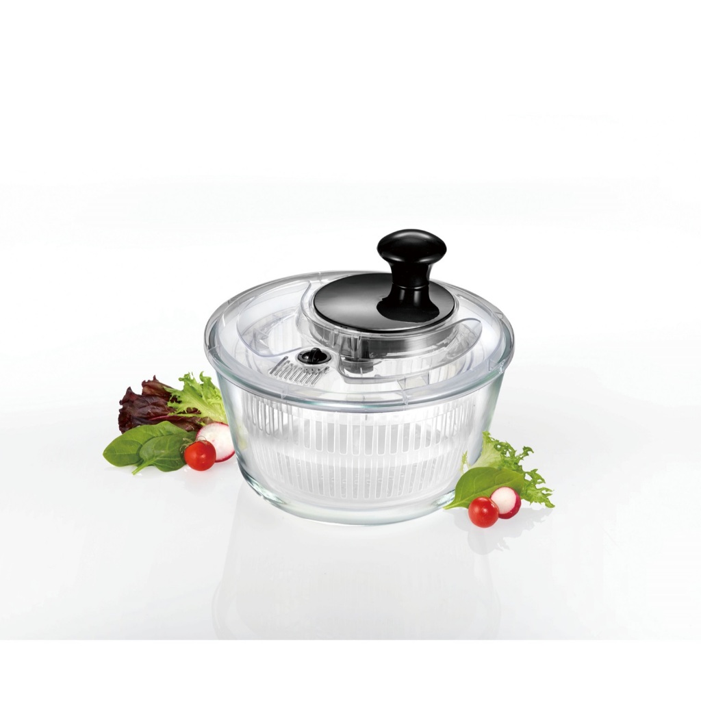 Mastrad F31281ที่ปั่นสลัดผักชามแก้ว มีส่งฟรี สินค้ามาตรฐานยุโรป แบรนด์จากฝรั่งเศส มีรับประกัน จัดส่งเร็ว