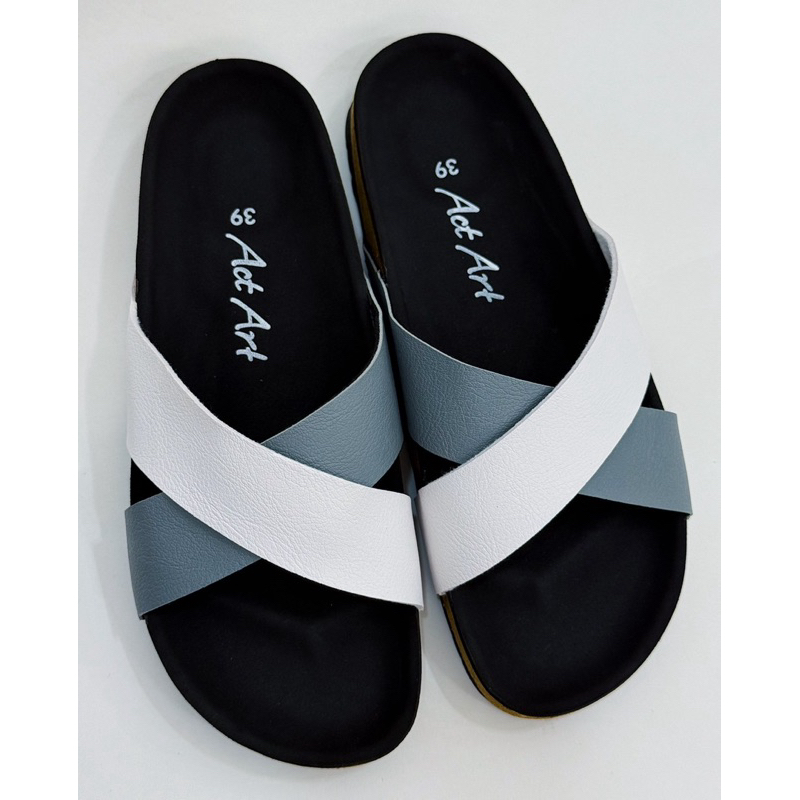 รองเท้าแตะ BiRKEN ACTART สีทูโทน