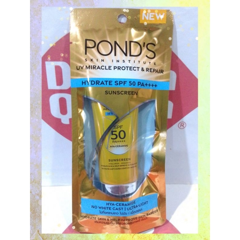 กันแดดชุ่มชื่นผิว Pond's UV Miracle Protect & Repair Hydrate SPF50+ PA++++ Sunscreen 30 g