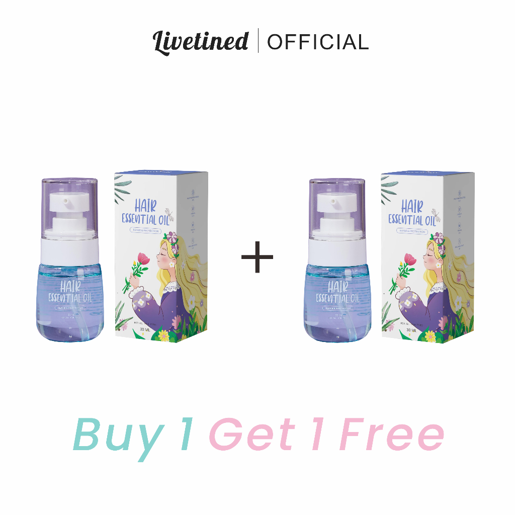 Livetined Hair Essence แฮร์เอสutheran บำรุง 30ml สองขวด*2