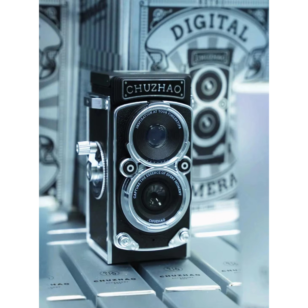 【New】Chuzhao Digital TLRชูเจา ดิจิทัล ซีแอลอาร์ กล้องถ่ายรูป รุ่นออริจินัล กล้องถ่ายรูปสไตล์วินเทจ ดีไซน์คลาสสิก พร้อมฟั